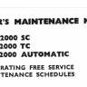 rover 2000 owners maintenance manual